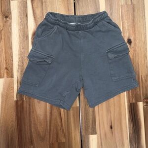 Zara Kids Charcoal Cargo Shorts —Size 4-5 Years